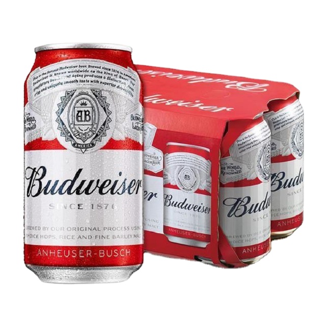Банка для пива Budweiser (12 банок X 500 мл)
