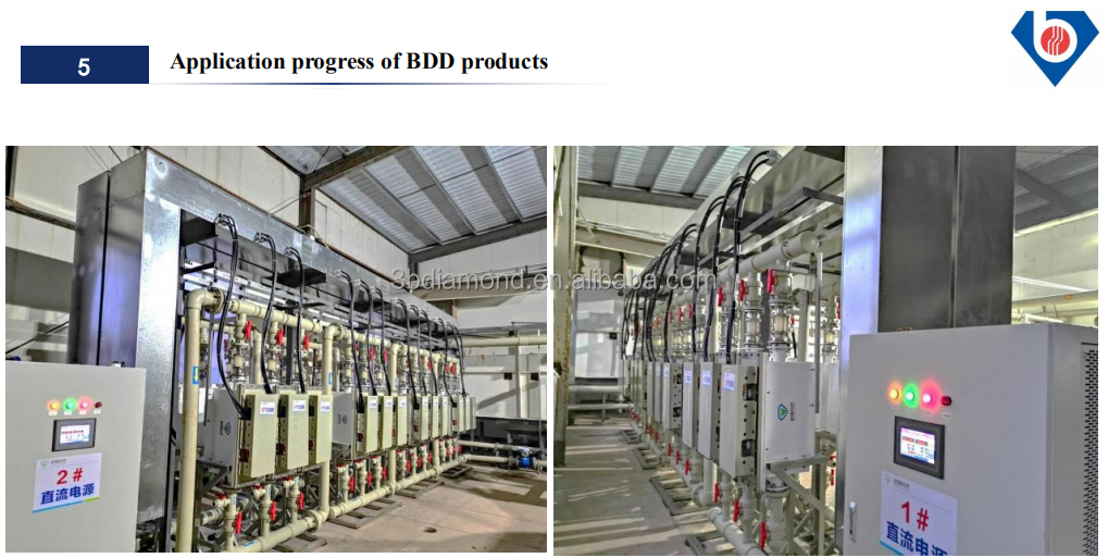 Boromond  Boron Doped Diamond BDD Electrodes For chemical wastewater treatment