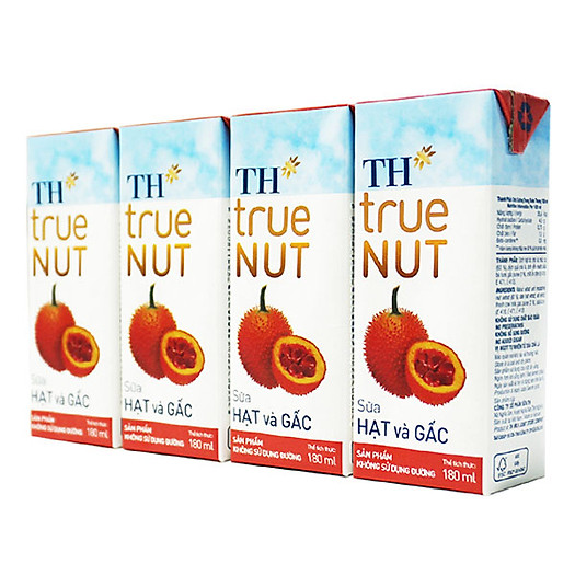 Молочная смесь орехов и Gac молоко TH True NUT 180 мл стерилизованное ароматизированное молоко с сроком годности 9 месяцев