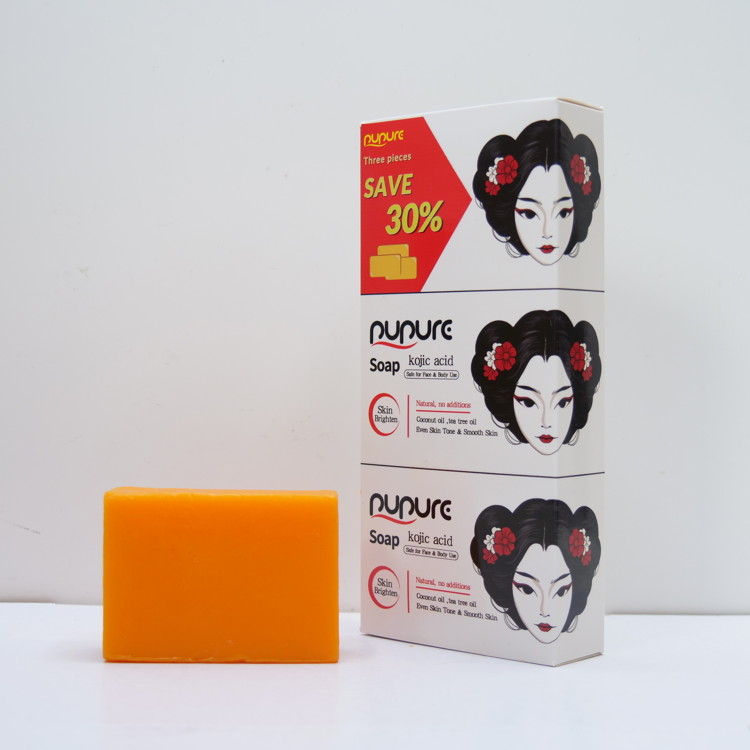 Private Label Philippines Original San Savon A L'Acide 100g Turmeric & Tumeric And Kojic Acid Soap With Gluthathione-Glutathione