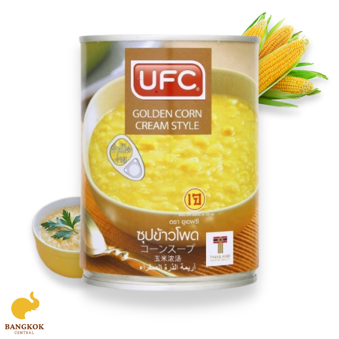 Золотой кукурузный крем UFC 565 Г x 3 банки консервированные тайские фруктовые продукты здоровые веганы готовые к употреблению продукты лучшее качество из Таиланда