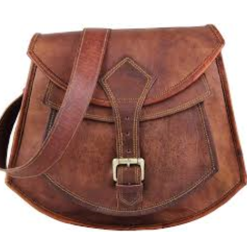 Pu Leather Cross Body Bag High Quality Wholesale Price Custom Natural Brown Women Genuine Leather Shopping Sling Shoulder Bag