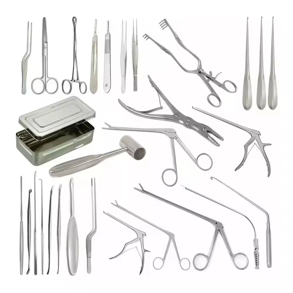 General Surgery Basic Laparotomy Set Surgical Instruments Sets, Hot Sale Abdominal Surgery Equipment Reusable Set With Box