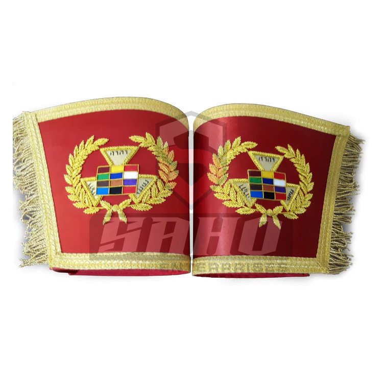 Манжеты Masonic Regalia манжеты под заказ высококачественные масонские манжеты на продажу Лучший Оптовый Поставщик