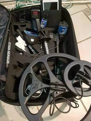 Good Condition Outdoor GER Detect Titan 1000 Metal Detector 3D 5 Multi Systems Multi Systems Deep Geolocator for Gold N4