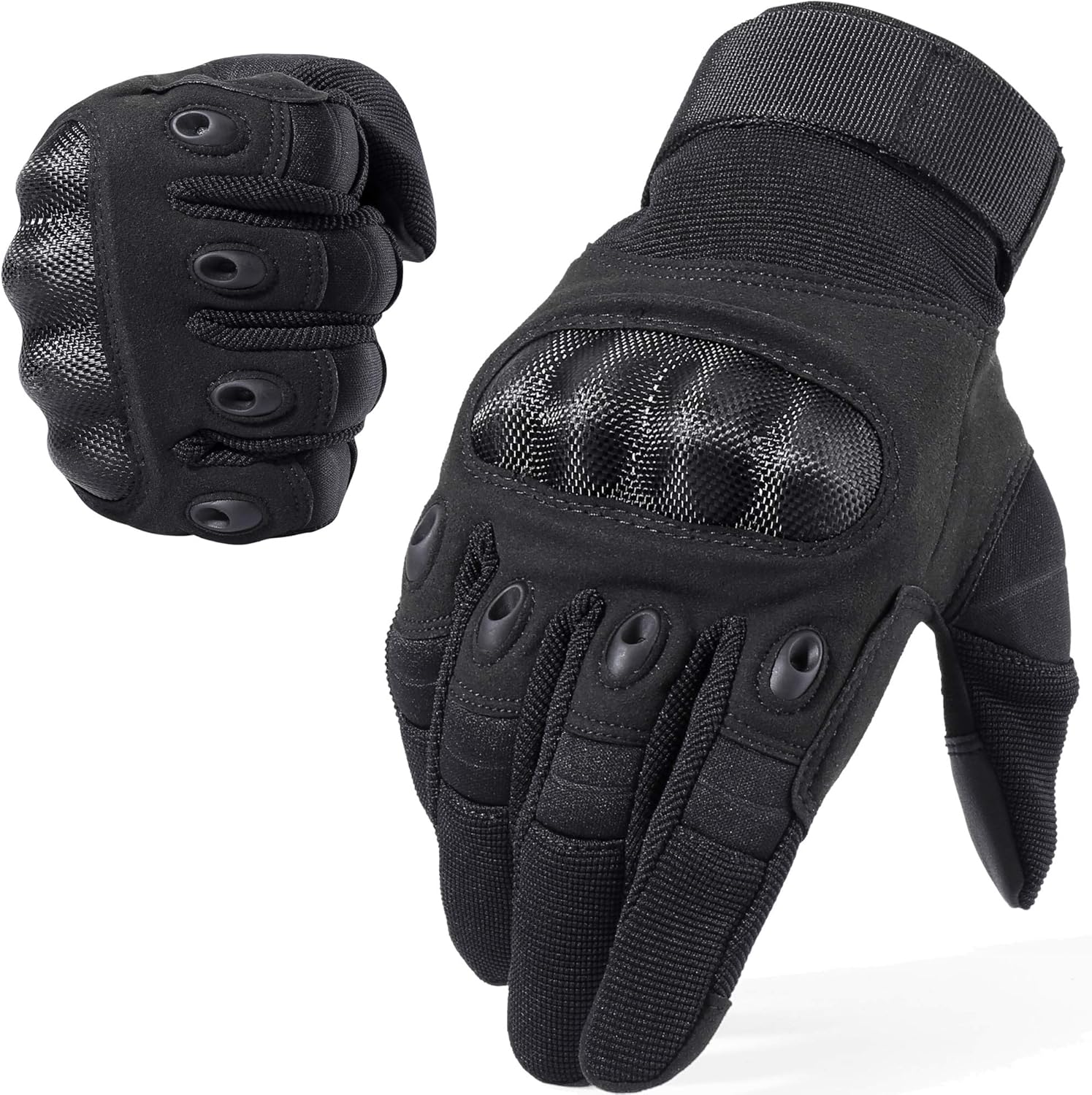 Tactical Gloves for Men Shooting Gloves Hard Shell Knuckle Protection Gloves