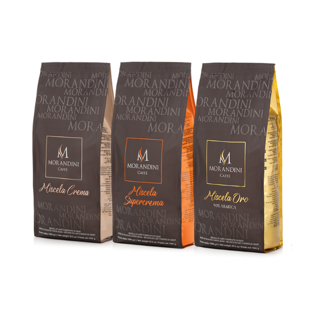 High quality Arabica Robusta blends selection medium roast whole bean coffee 1000g