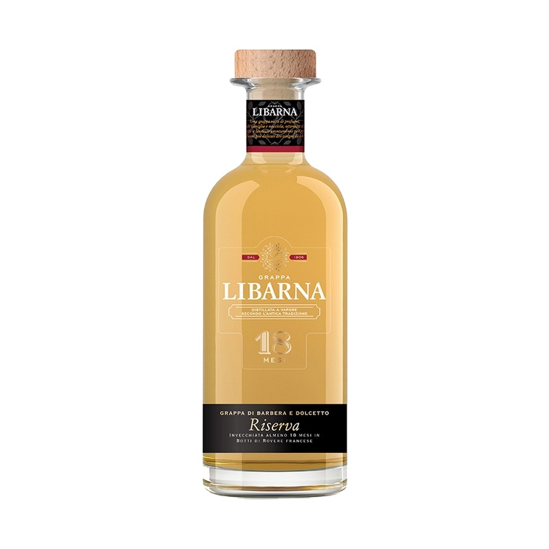 Высшее качество линейки, Сделано в Италии, флакон Grappa Libarna Barber и Dolcetto zero VA 6 x, 0,70 мл, готов для экспорта