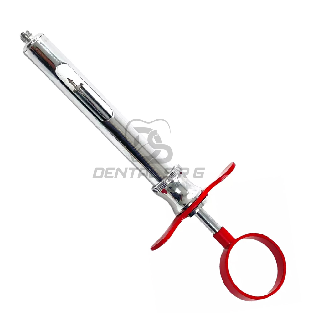 Stainless Steel Dental Syringe Self-Aspirating Surgical Instruments Oral injections Hook/Sharp Self Aspirating Cartridge Syringe