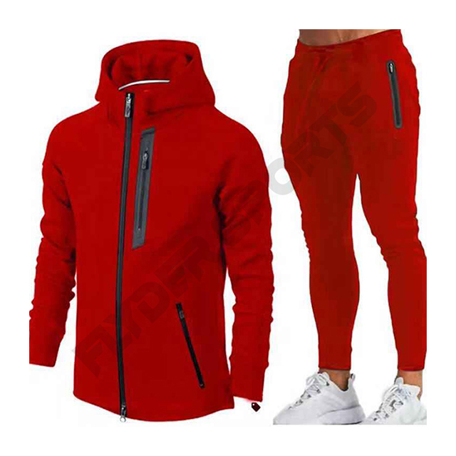 High-Quality Customizable Men's Tracksuit for Jogging and Wholesale