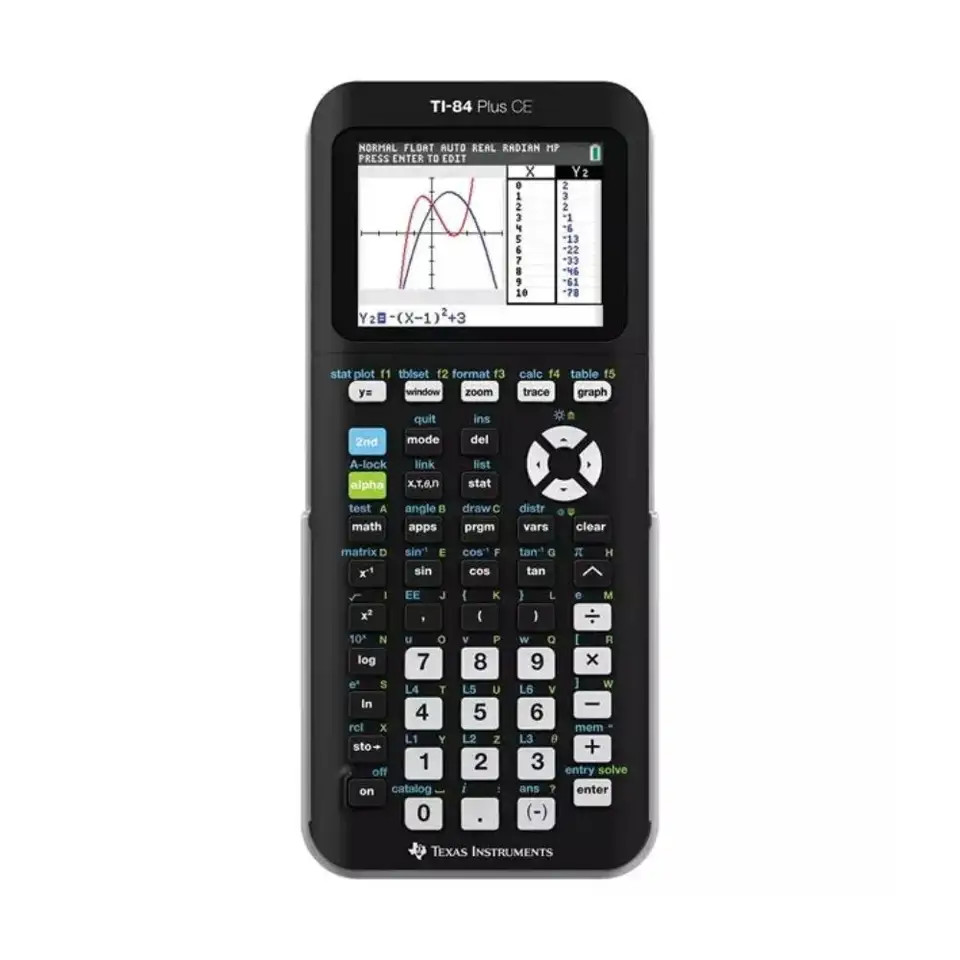 Сжвз калькуляторы инструменты TI-84 плюс CE цвет графический калькулятор черный 7,5 дюймов научный калькулятор для студента
