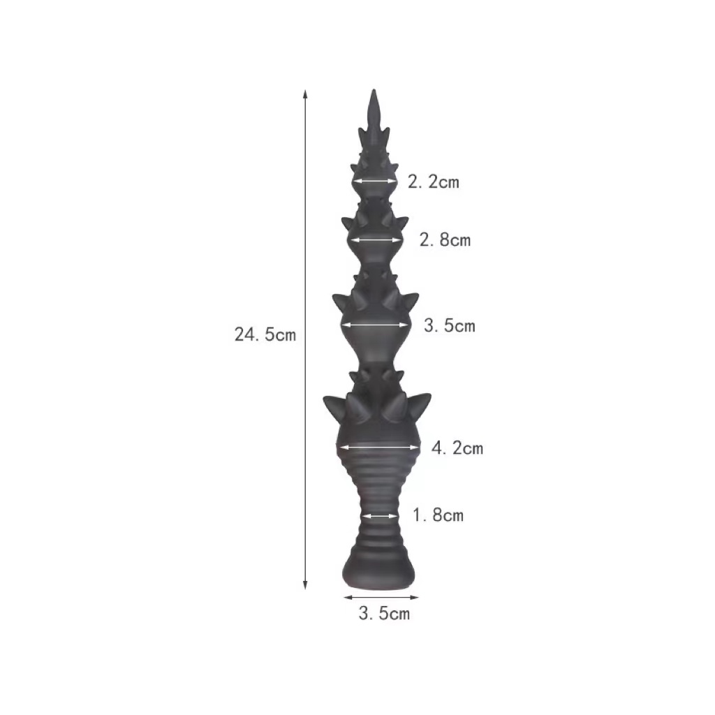 Soft anal extra long tail stimulation backcourt outdoor design wearable extra long tail dildo tail spike anal dilator plugtail