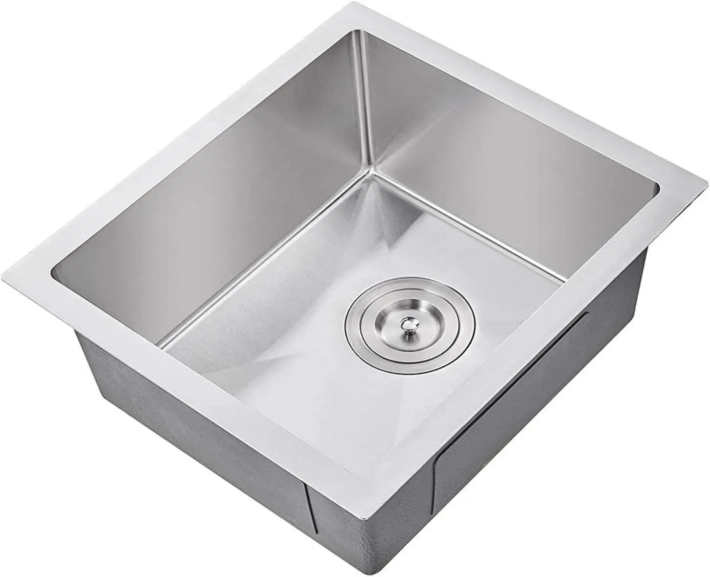Home Kitchen R10 Stainless Steel Handmade Undermount Single Bowl Kitchen Sink
