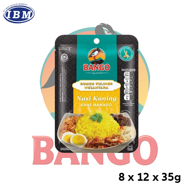 BANGO Seasoning BUMBU NASI KUNING MANADO 35 г-индонезийское происхождение