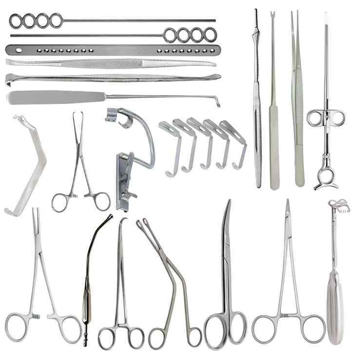 hot selling 27pcs Finest Manual Surgical Instruments Set for Ear Nose Throat Tonsillectomy Adenoidectomy Surgery Relief