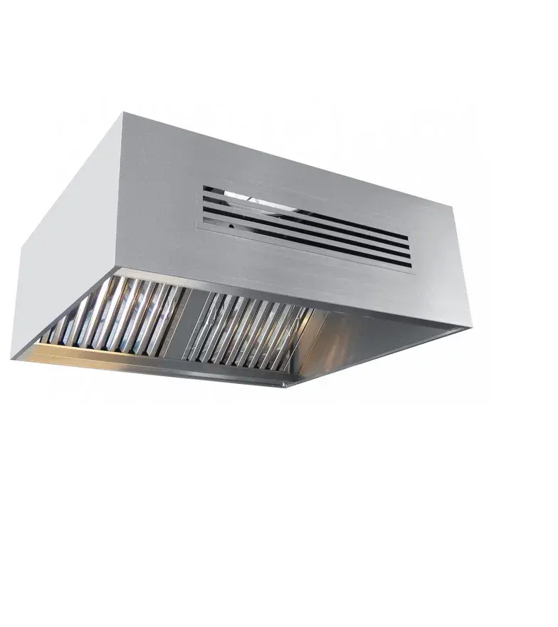 Wall Mounted Stainless Steel Range Hood With Grease Trap Filter Commercial Fast Food Kitchen Equipment Restaurant Supplies