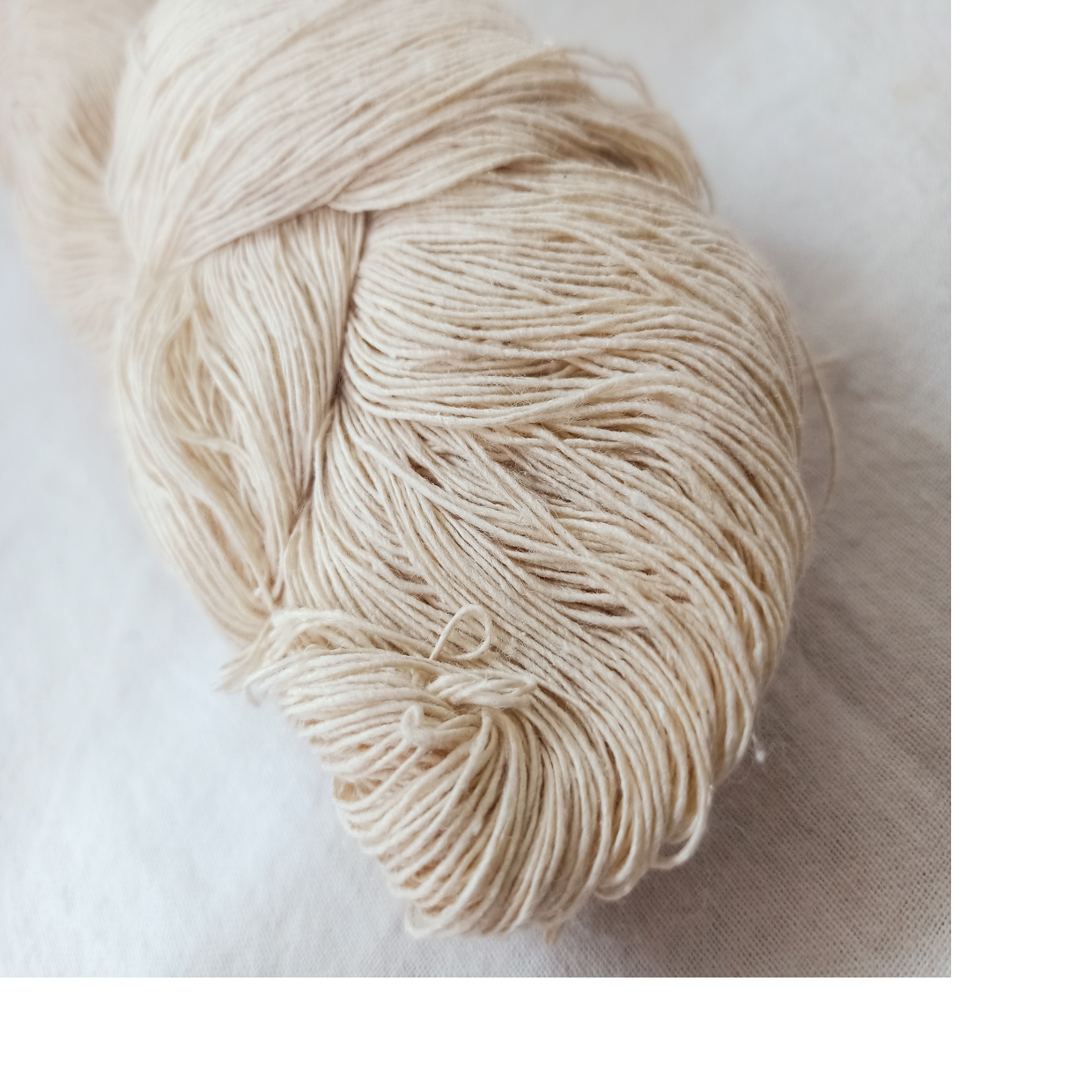 6/1 NE Cotton Yarn in 100 Gram Skeins Ideal for Textile Artists for Weaving and Dyeing, Can Be Customized in Your Colors
