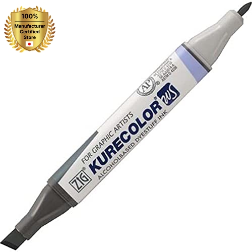 [KURETAKE] Kuretake : Zig : Kurecolor Twin WS маркер: Cool Grey 3 (C03) (3 шт.) Канцелярские Подарочные чернила для бутылки с чернилами для перьевых ручек