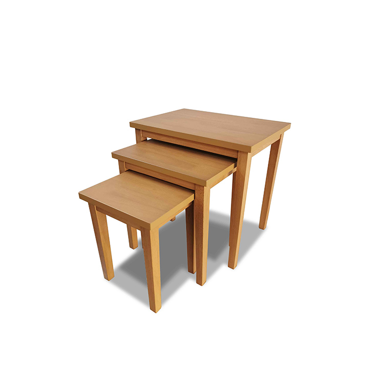 Space Saving Nest of Table Set of Three Small Tables Easy to Use for Various Needs and Match with Other Furniture