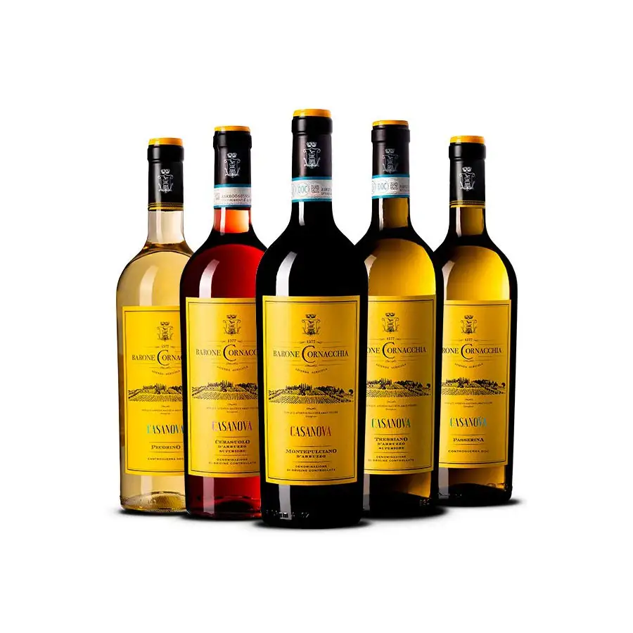 Best Sell 100% Made in Italy Superior quality - WHITE WINE and red wine CASANOVA classic line DOC WINE