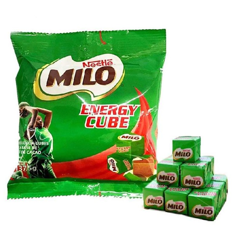 Шоколадные конфеты с высоким содержанием питательных веществ Milo Energy Cube (100 шт./50 шт.), твердые конфеты Помогают стать выше и расти умнее