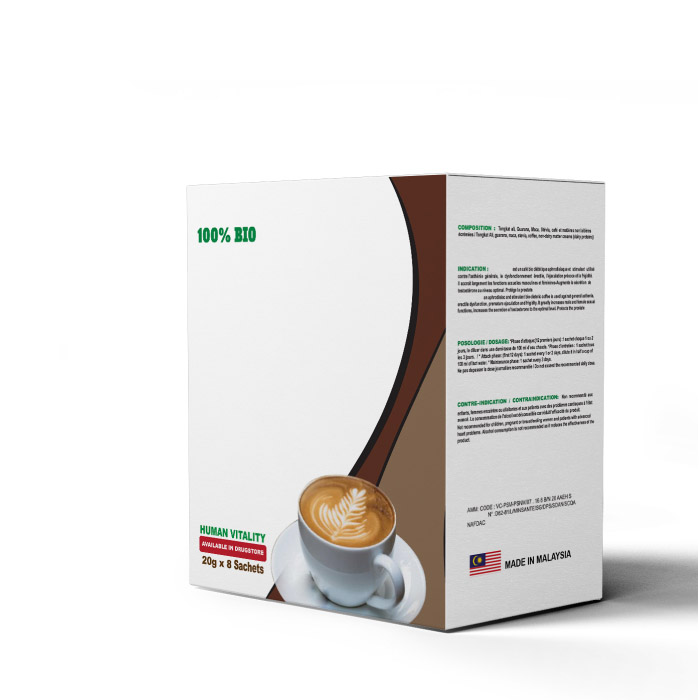 Higher Grade Lower Price Instant Coffee KOPI VITAMIN Caffeinated Drinks and Beverages Made in Malaysia in Box Packaging