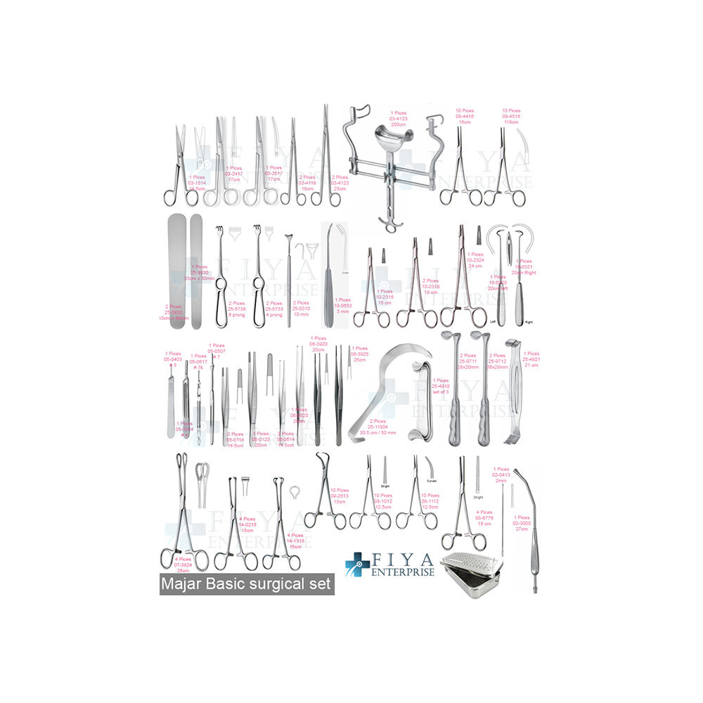 Abdominal Veterinary Major Surgery medical instrument Basic Surgery Set Medical Supplies Medic Instrument