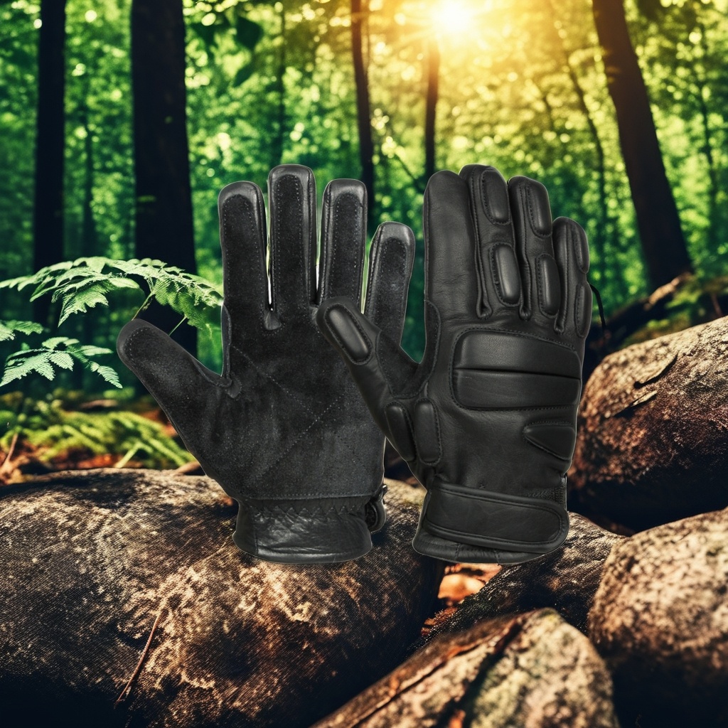 Tactical Leather Gloves Cut Resistant Level 5 Professionally Paintball Sport Safety Impact Protective Gloves Tactical