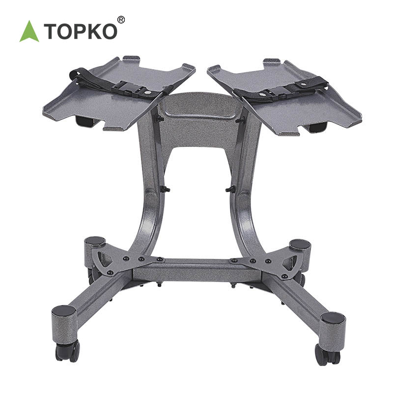TOPKO Adjustable Dumbells Set Stand Sports Weight Lifting Fitness Accessories Stand Training Gym Adjustable Dumbbell Rack