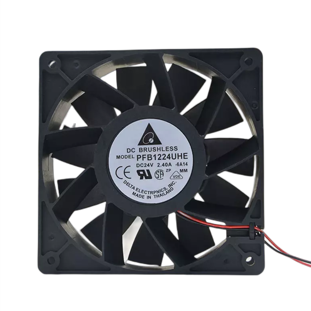 PFB1224UHE Delta 12038 120x120x38mm 24V 2.40A; Каблук 12 см; Высокий объем воздуха супер насильственного инвертор fansedge осевой вентилятор охлаждения