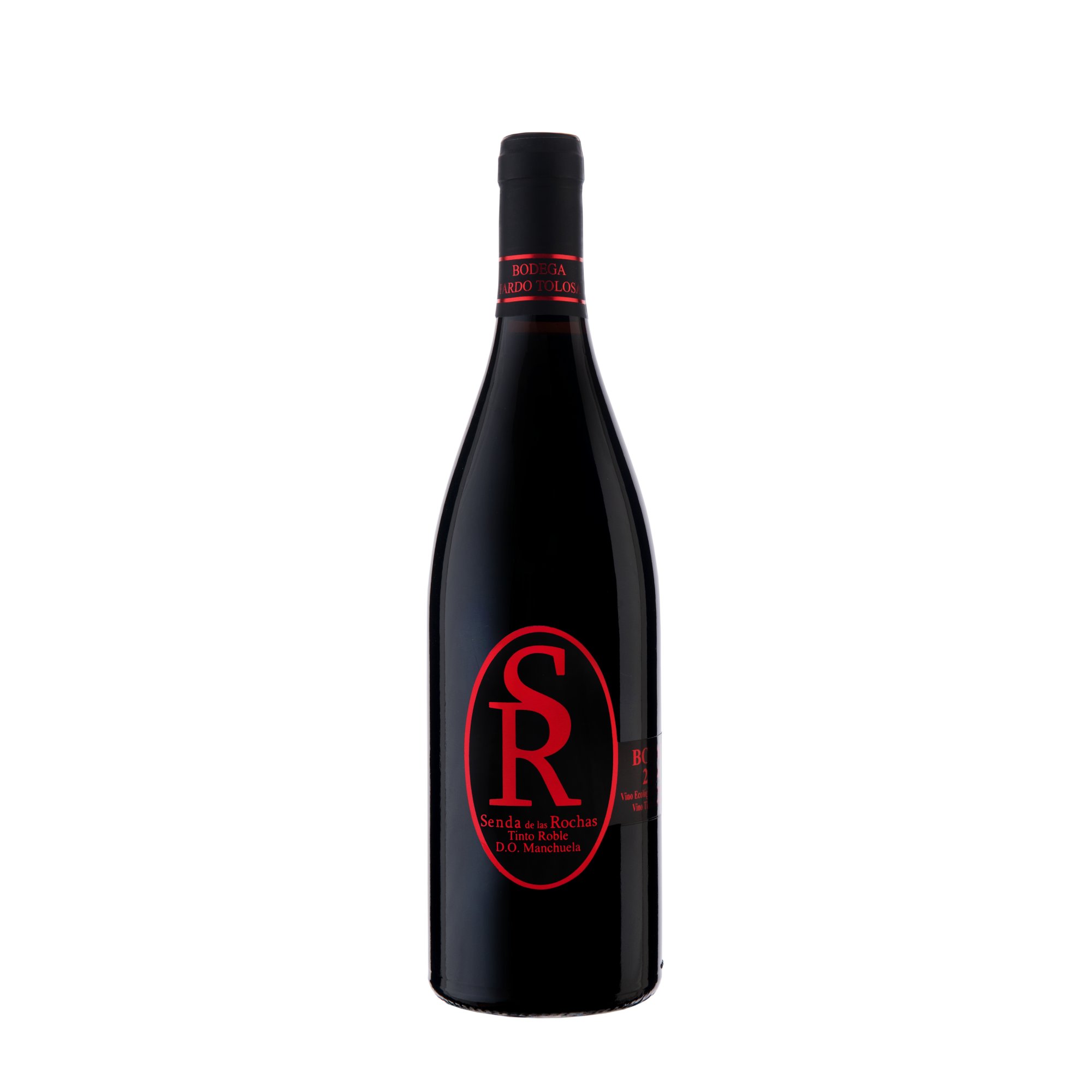 Испанское качество, органическое красное вино Bobal Senda de las Rochas 2014 дуб DO Manchuela - La Mancha 75 cl - 13% алкоголь