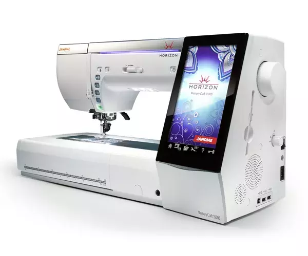 Акция на продажу JANOME HORIZON МЕСЛО ПАМЯТИ 15000 ШВЕЙНО-ВЫШИВАЮЩАЯ МАШИНА