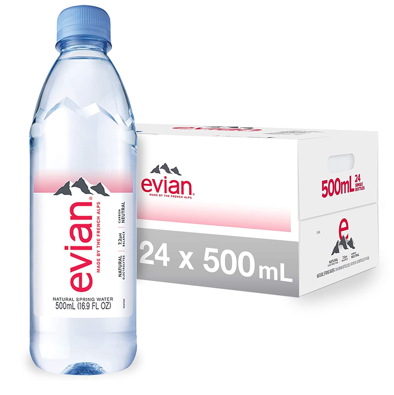 Лучшее качество, горячая Распродажа, минеральная натуральная вода Evian 330 мл, 500 мл, 1 л, 1,5 л