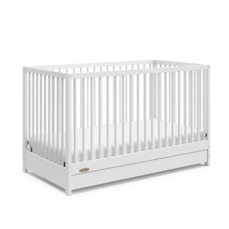 Graco Teddi Convertible Crib with Drawer Kids Modern Wood Bedroom Furniture for Babies Kids for Living Room Use 1412551