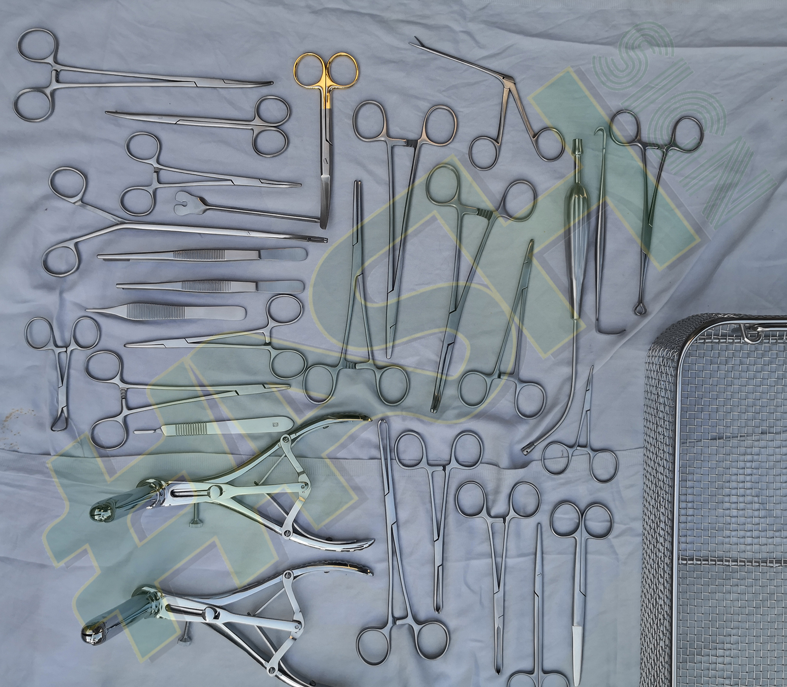 Basic Laparotomy Instruments Set Medical Surgical Abdominal Surgery Kit / Major Surgery Kit 101 Pcs