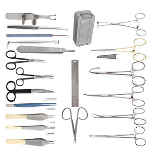 High Quality Basic Laparotomy Set of Surgical Instruments Manual Power Source for Abdominal Surgery