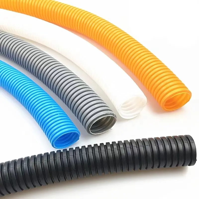 Factory Directly Supply Splitting Soft Plastic Tube Nylon Corrugated tubes PP Free Flexible Conduit