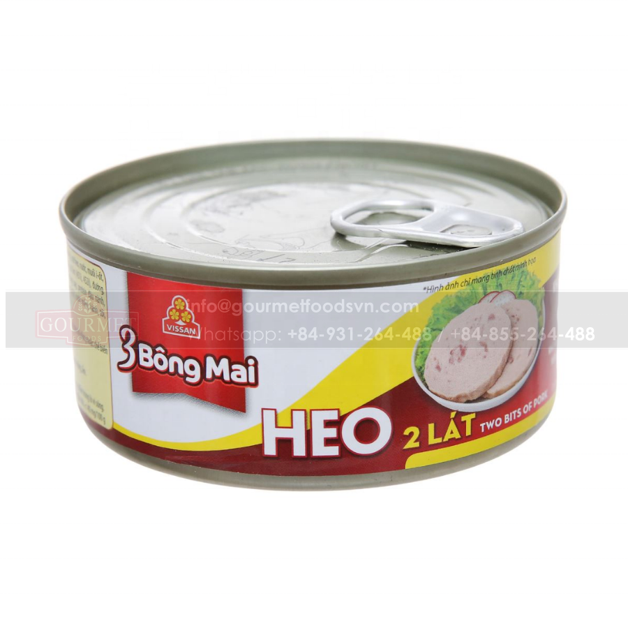 3 Bong Mai 2 ломтика свинины 150 г Премиум продукт с насыщенным натуральным мясом для вашей семьи