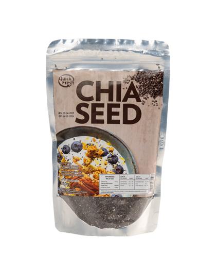 Organic 250g Quick-Fresh Chia Seeds Healthy Superfood Dried Grains Direct Wholesalers
