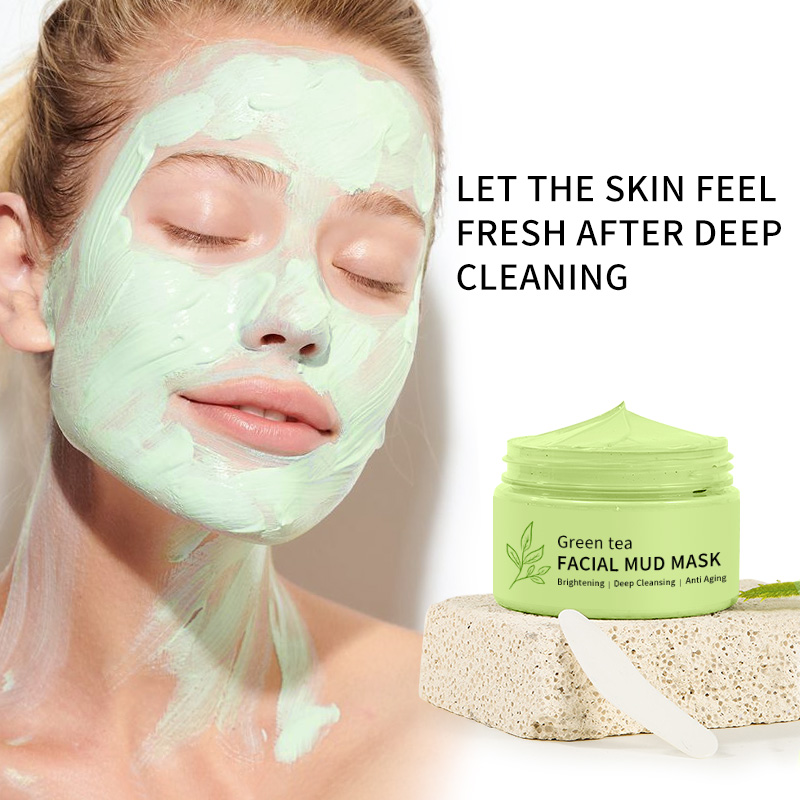 MLXL OEM Beauty Face Skin Care Whitening Organic Anti Aging Whitening Mud Mask Facial Kaolin Rose Pink Clay Face Mask