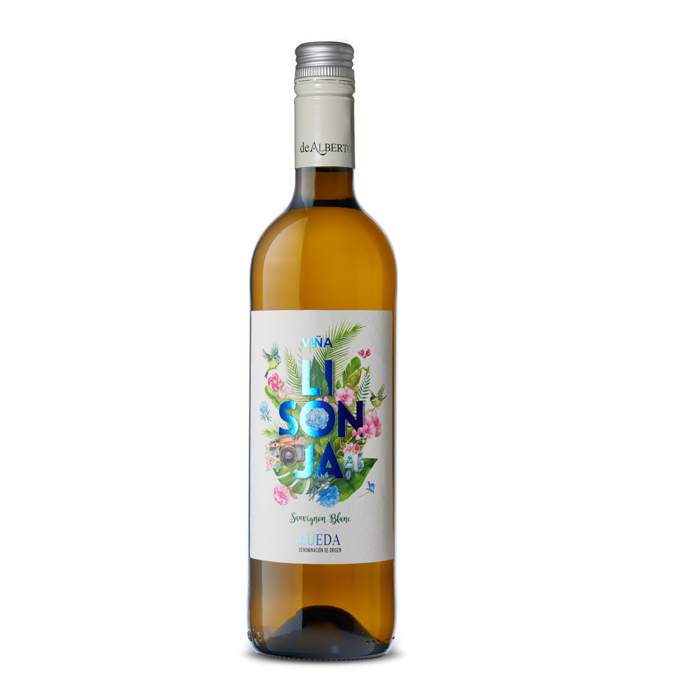 Тропические фрукты и цветы Sauvignon blanc, ароматы, белое вино 750 мл, стеклянная бутылка для супермаркетов