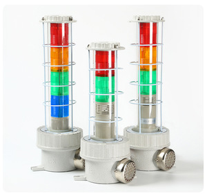 Explosion Proof Three-Color Emergency Warning Alarm Siren 180dB with Strobe Light