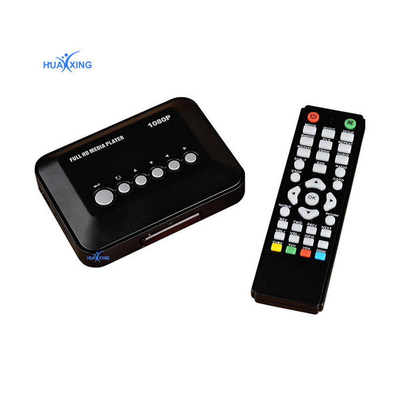 1080P медиаплеер Center RM/RMVB/AVI/MPEG мультимедийный видеоплеер с HD YPbPr VGA AV USB SD/MMC порт пульт дистанционного управления