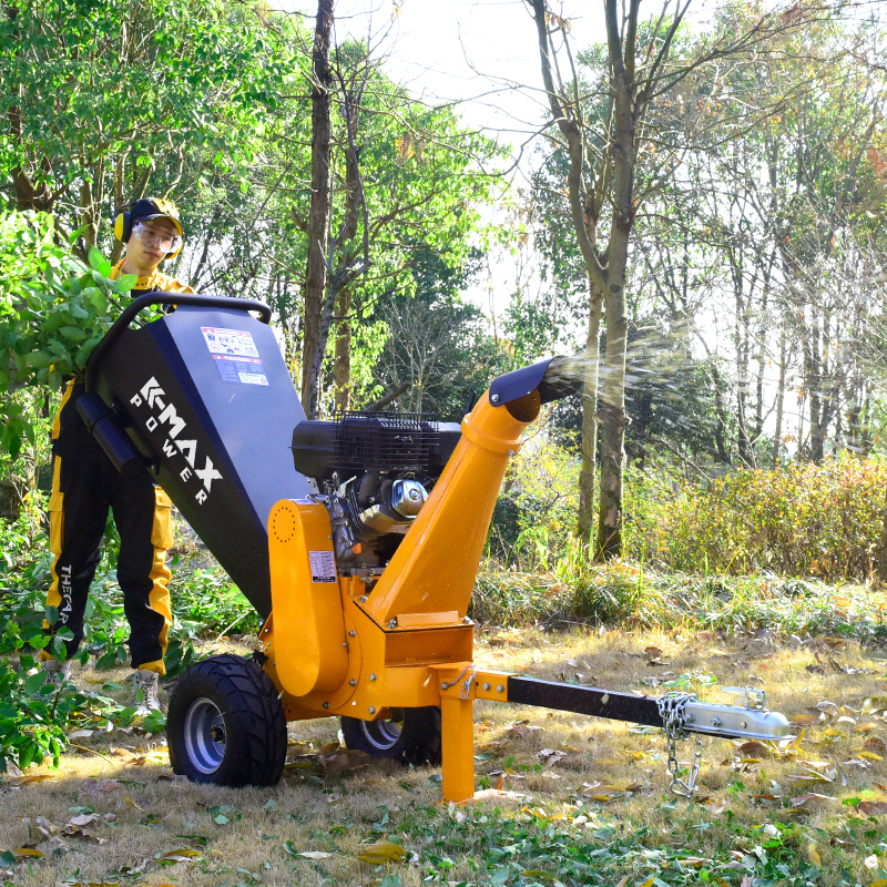 K-maxpower, лидер продаж, высокопроизводительный четырехтактный измельчитель древесины 15 л.с., сертифицированный CE