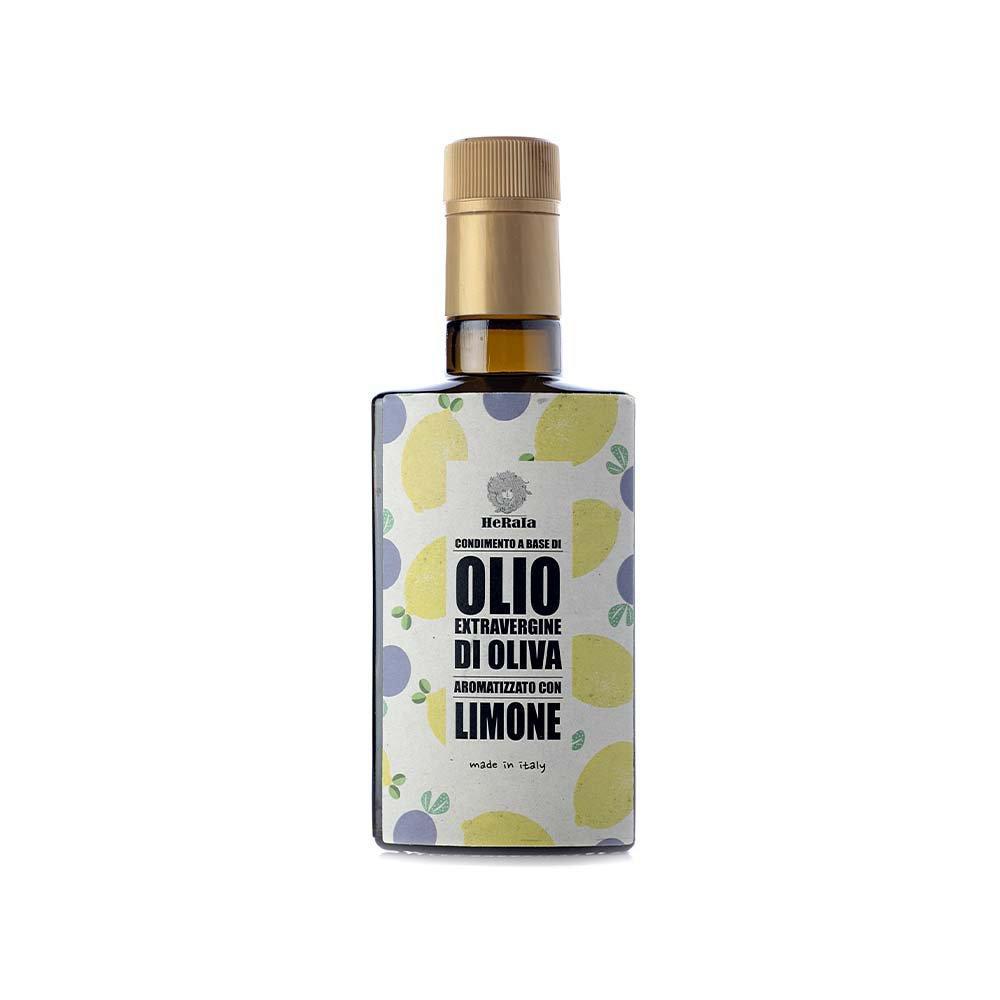 Mito Al Limone 250ml Natural Flavored Italian Extra Virgin Lemon Olive Oil Glass Bottle Cooking Seasoning for Frying and Baking