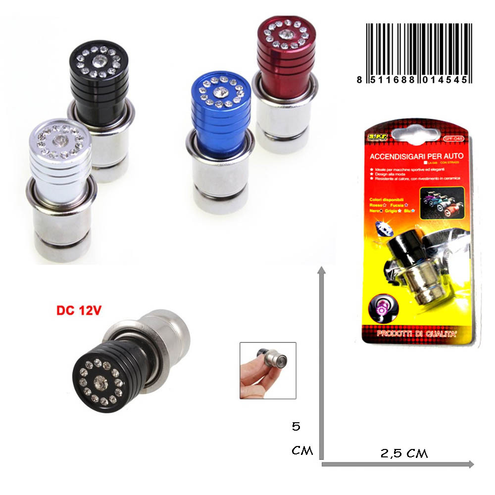 Rhinestone Cigarette Lighter 12PCS Stylish Car Accessory Wholesale Auto Decor rhinestone cigarette lighter stylish car wholesale