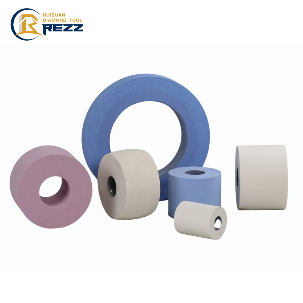 RUIZUAN OEM/ODM Vitrified Conventional Grinding Wheels corundum abrasive grinding wheels for Bearing Raceway ID Grinding