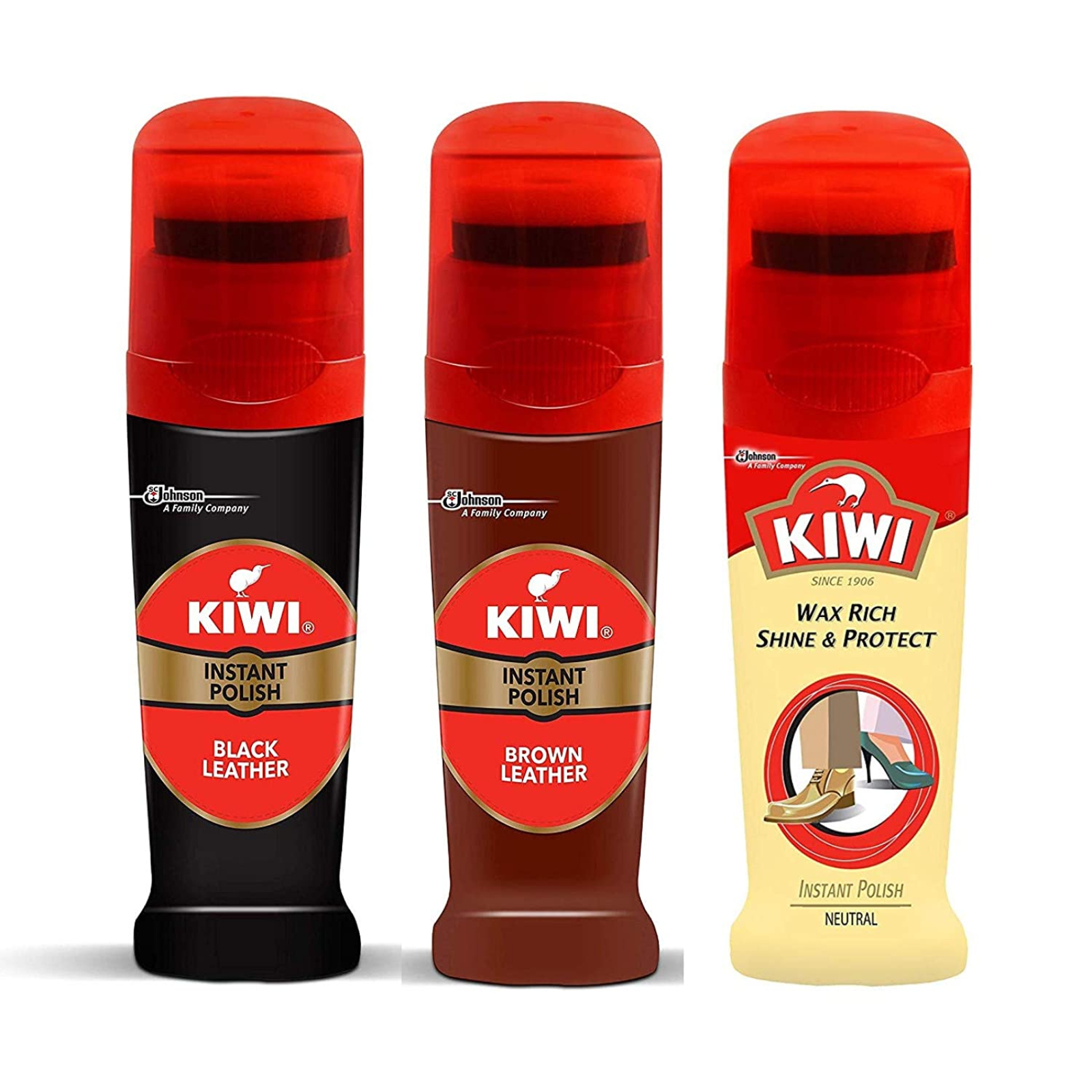SHOE POLISH Consider Using a Polish With a Higher Wax Paste Formula Easy to Use Bottle Shaped