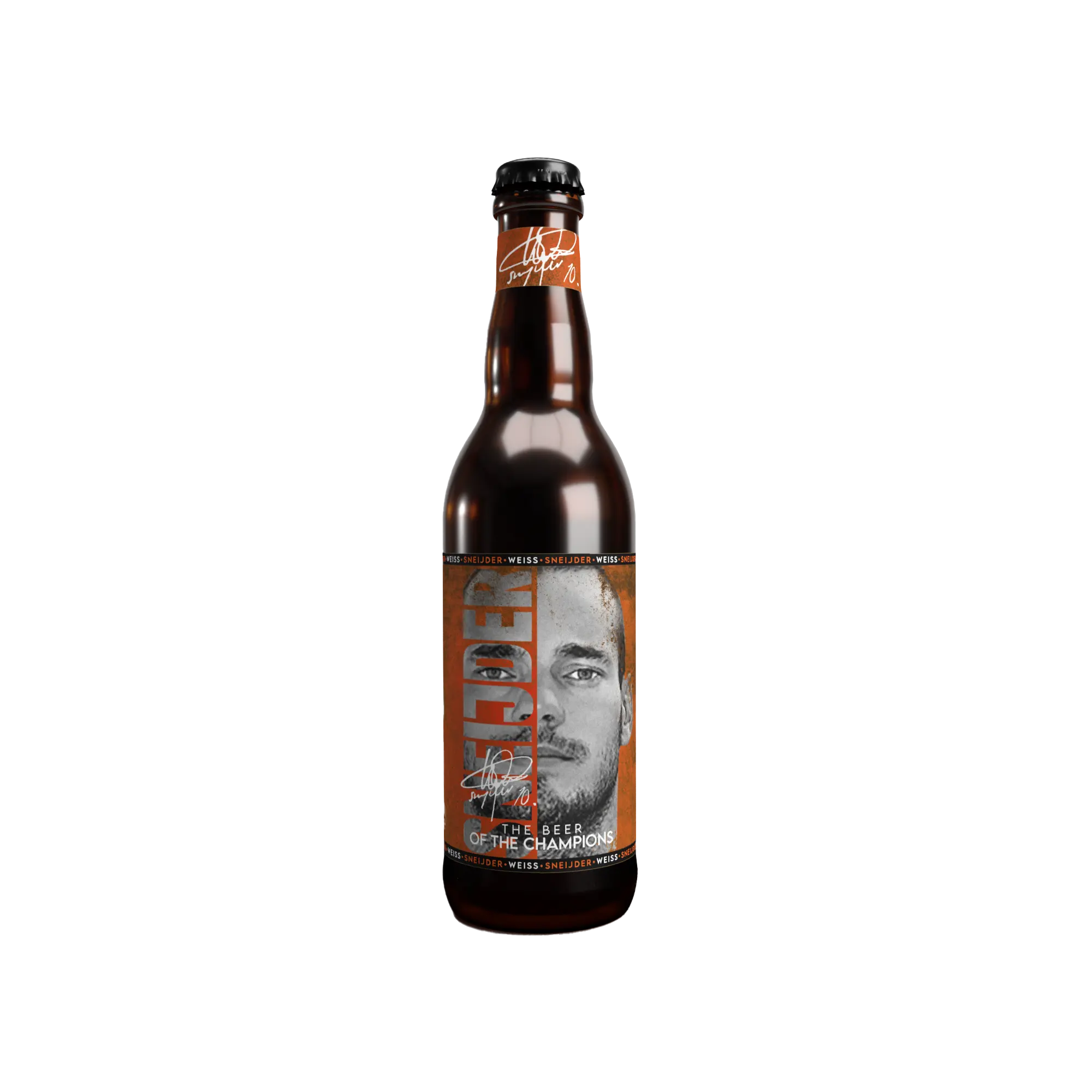 Premium quality Italian craft Beer of the Champions Sneijder Weiss 330 ml bottle fresh  taste low bitterness and slightly acid