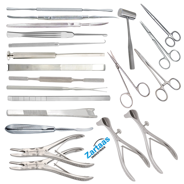 ENT Nasal Surgery Set of 21 Pcs Steel/Metal Instruments Rhinoplasty Septoplasty Ear Nose Throat Surgery Sheen Set Rhinoplasty
